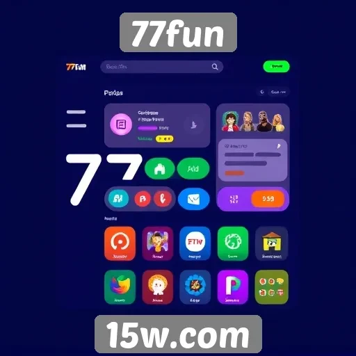 Interface do 77fun é fácil de navegar